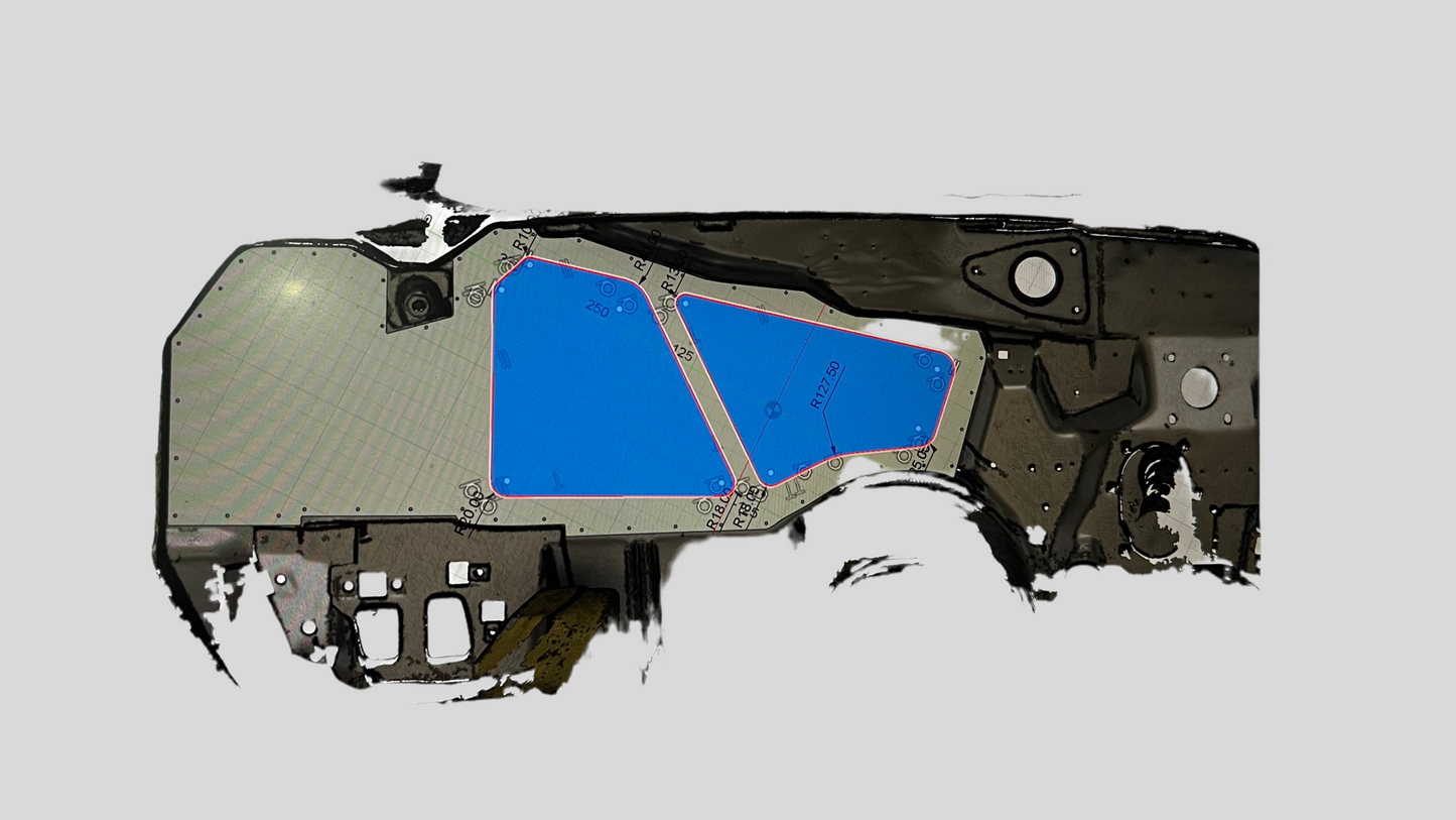 71-76 impala/caprice firewall plate