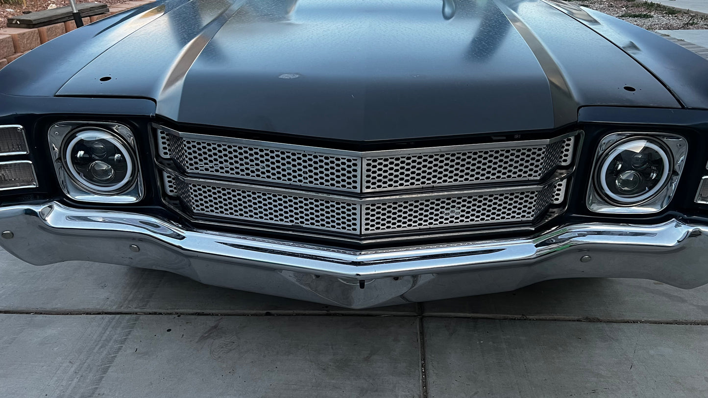 71 chevelle/ El Camino custom grill inserts