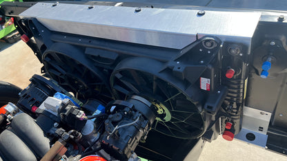 C 10 Late model chevy trucks electric fans and radiator install kit